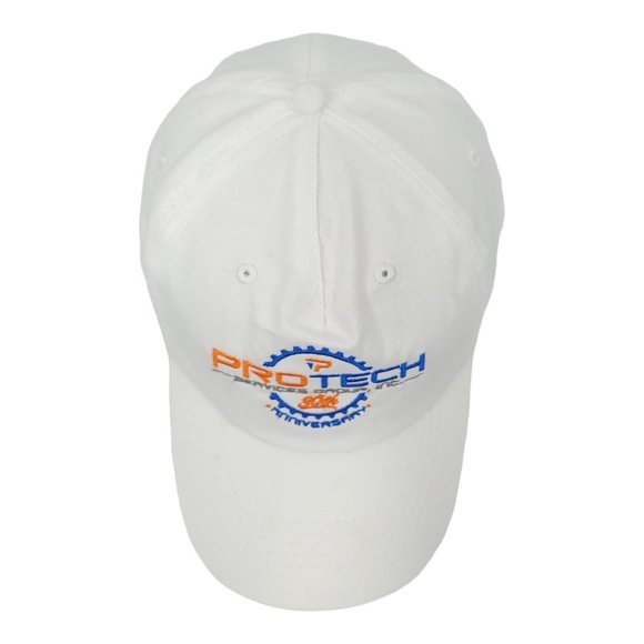 Hit Wear ProTech Services Group Strapback Cap Trucker Hat 30th Anniversary White - Picture 10 of 12